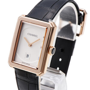 chanel boy friend ladies watch h4313