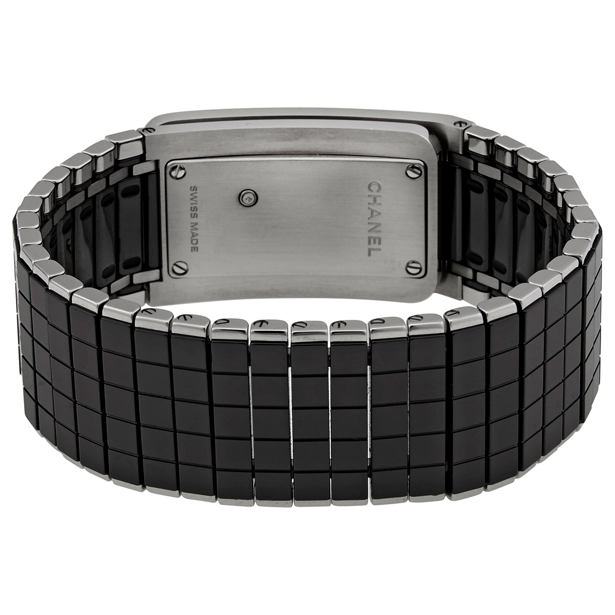 chanel code coco black diamond dial steel and ceramic ladies watch h5148 chanel code coco black diamond dial steel and ceramic ladies watch h5148