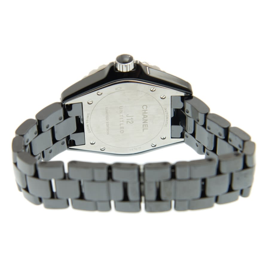 chanel j12 automatic black dial ladies watch h5581 chanel j12 automatic black dial ladies watch h5581