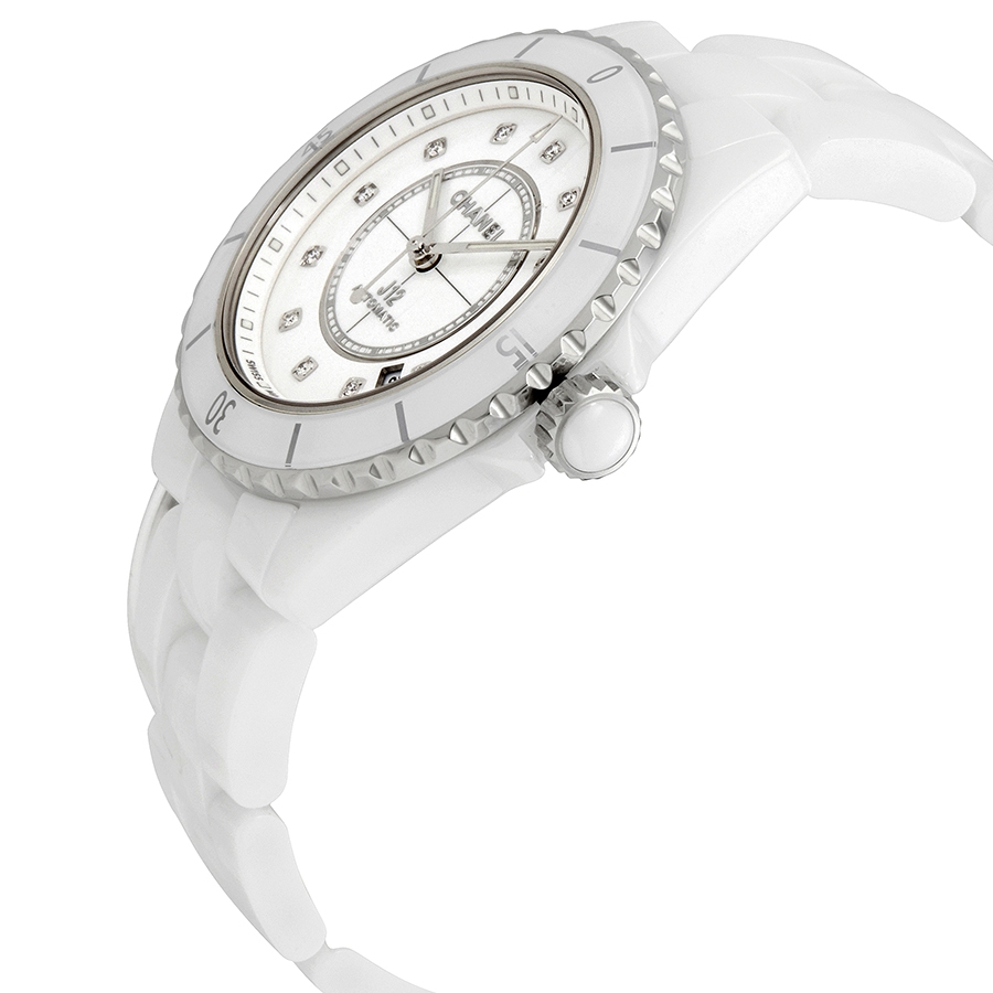 chanel j12 diamond white dial ladies watch h5705 chanel j12 diamond white dial ladies watch h5705