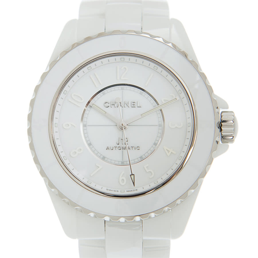 chanel j12 phantom white dial ladies watch h6186 chanel j12 phantom white dial ladies watch h6186