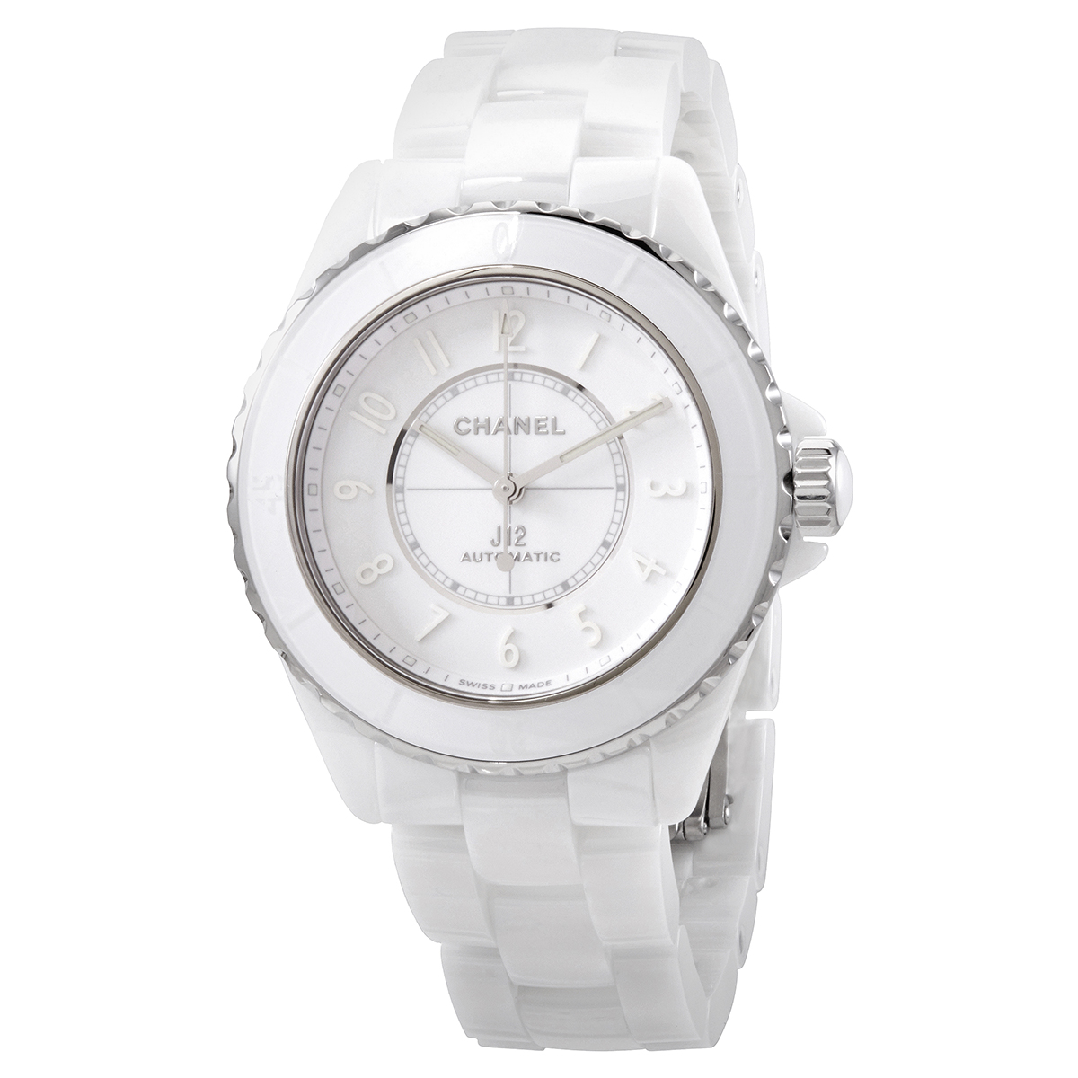 chanel j12 automatic white dial ladies watch h6186 chanel j12 automatic white dial ladies watch h6186