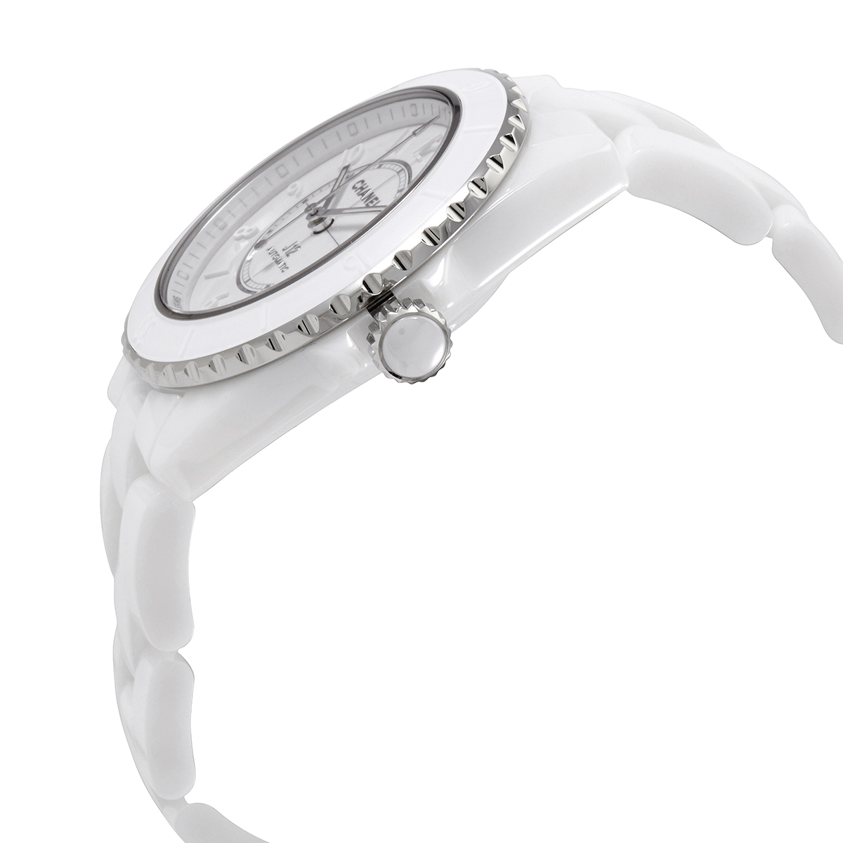 chanel j12 automatic white dial ladies watch h6186 chanel j12 automatic white dial ladies watch h6186