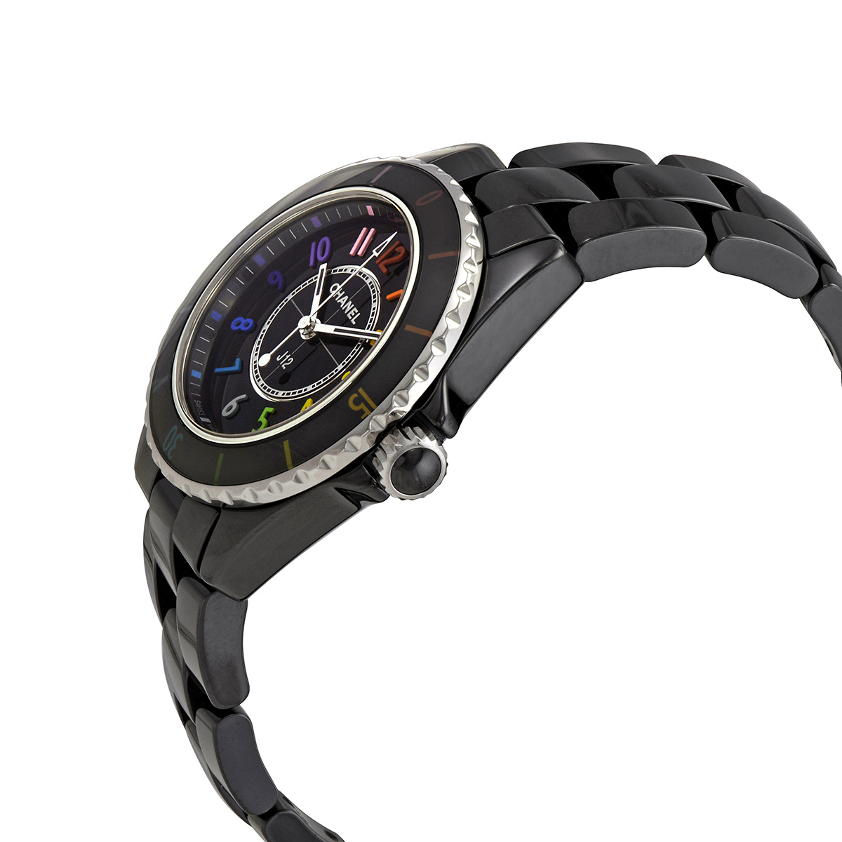 chanel j12 electro quartz black dial ladies watch h7121 chanel j12 electro quartz black dial ladies watch h7121