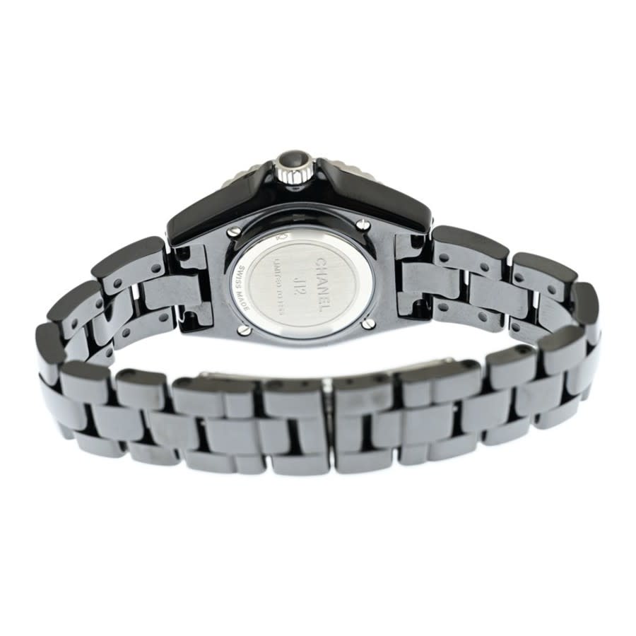 chanel j12 electro quartz black dial ladies watch h7121 chanel j12 electro quartz black dial ladies watch h7121