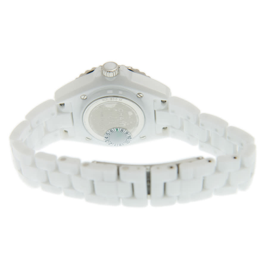 chanel j12 phantom white dial ladies watch h6345 chanel j12 phantom white dial ladies watch h6345
