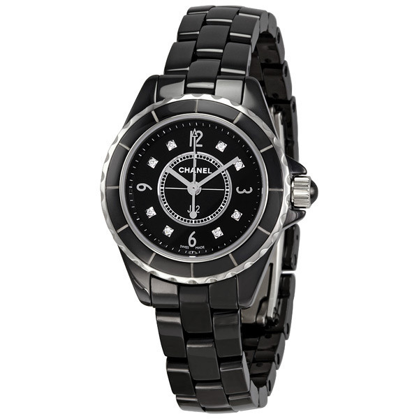 chanel j12 quartz black ladies watch h2569 chanel j12 quartz black ladies watch h2569