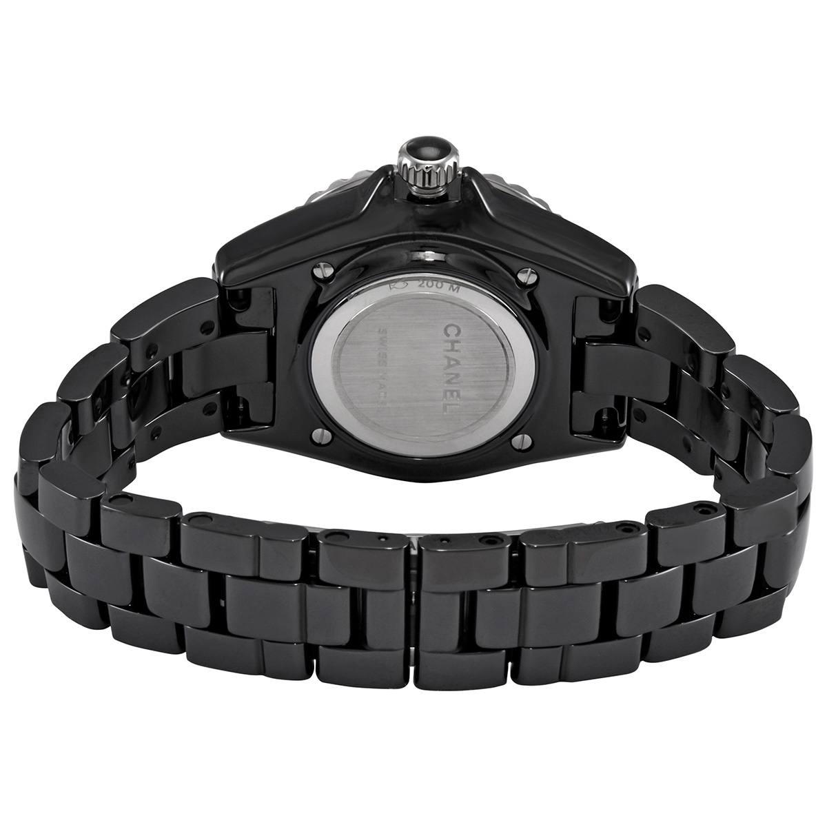 chanel j12 quartz diamond black dial ladies watch h5701 chanel j12 quartz diamond black dial ladies watch h5701