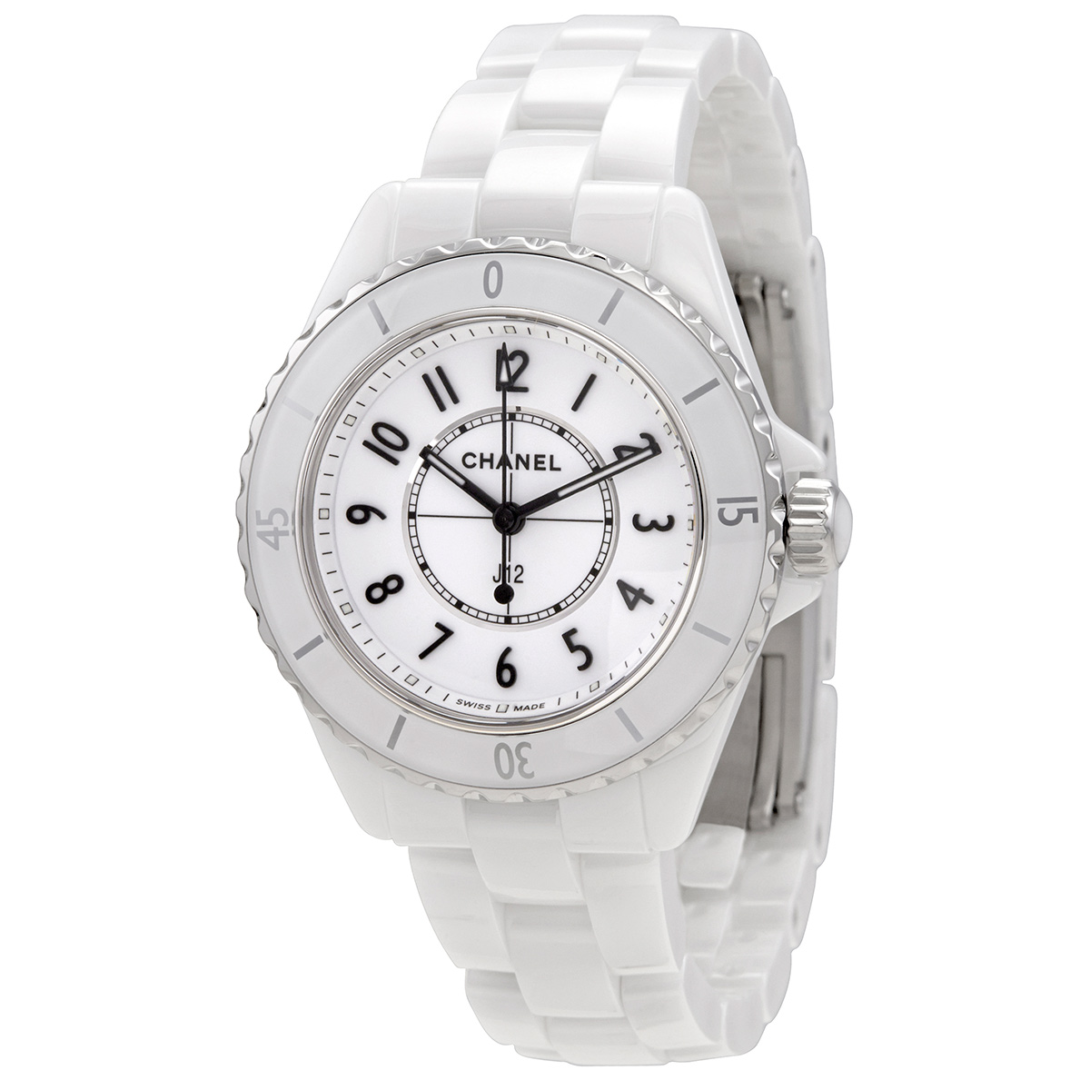 chanel j12 quartz white dial ladies watch h5698 chanel j12 quartz white dial ladies watch h5698