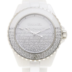 Home chanel j12 quartz white dial ladies watch h7419