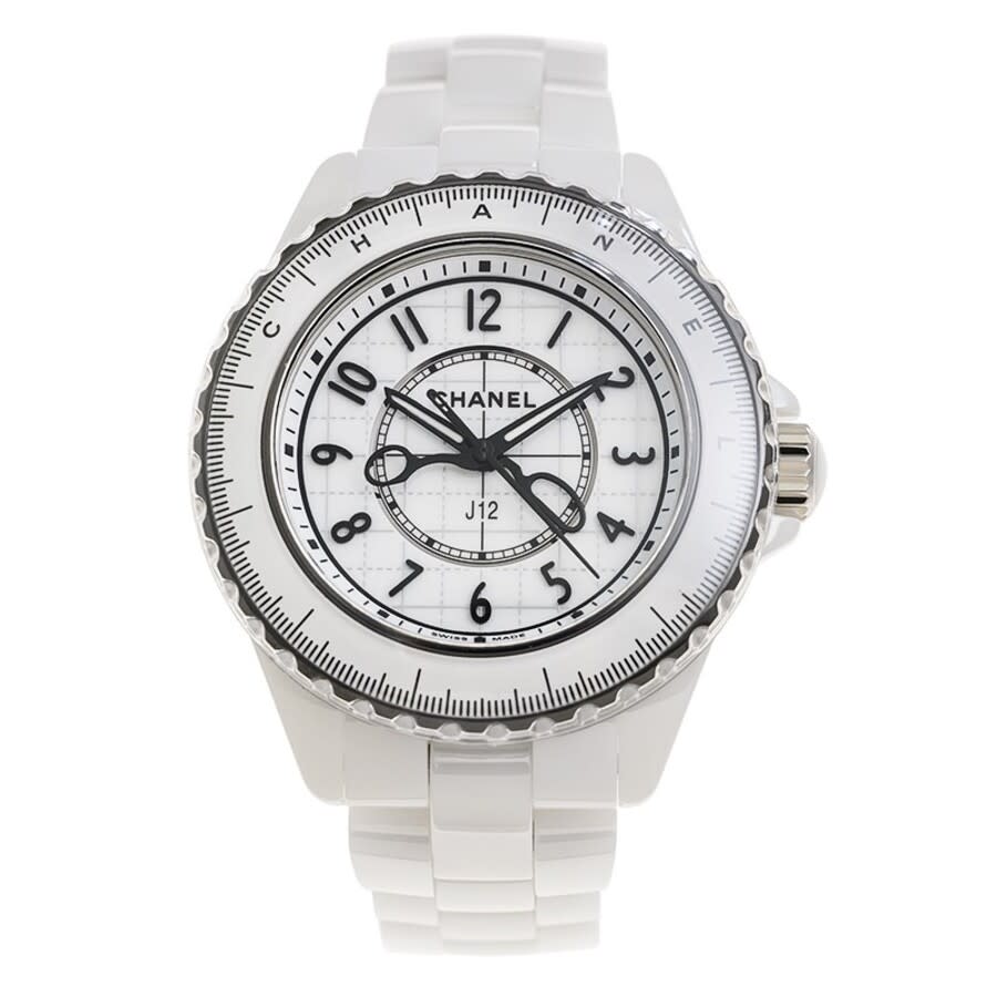 chanel j12 quartz white dial ladies watch h9763 chanel j12 quartz white dial ladies watch h9763