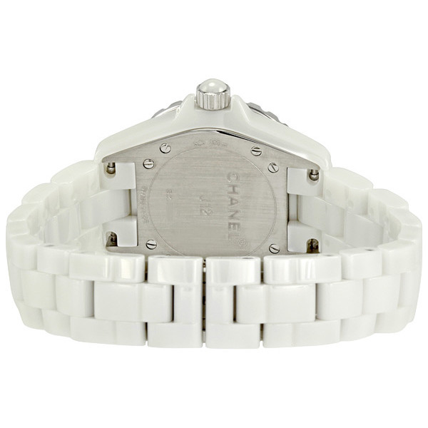 chanel j12 white ceramic diamonds quartz ladies watch h2422 chanel j12 white ceramic diamonds quartz ladies watch h2422
