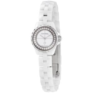 chanel j12 xs white dial ladies ceramic watch h5237