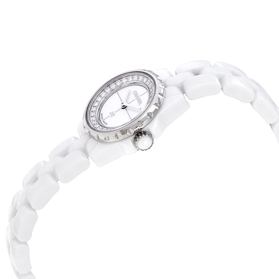 chanel j12 xs white dial ladies ceramic watch h5237 chanel j12 xs white dial ladies ceramic watch h5237