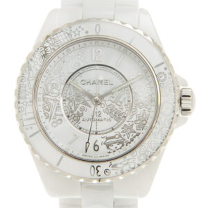 chanel j12 20 automatic white dial ladies watch h6476