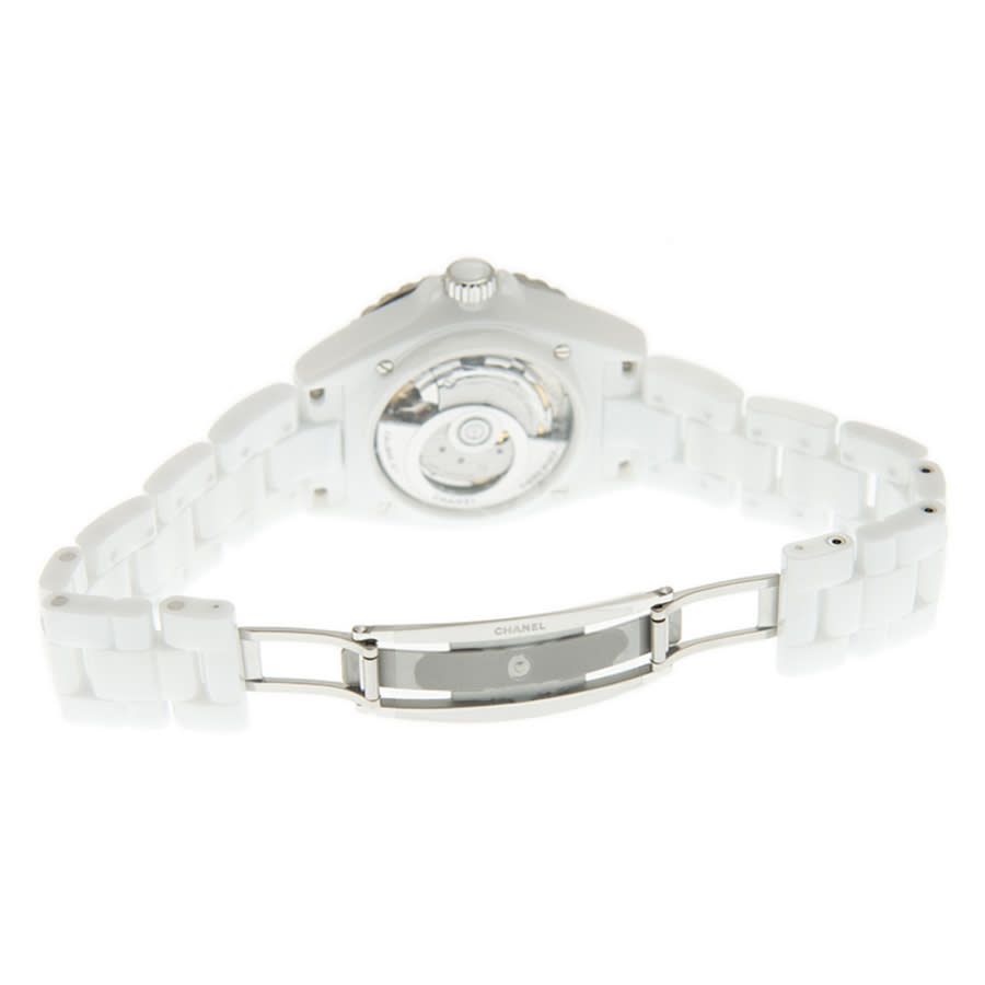 chanel j12 20 automatic white dial ladies watch h6476 chanel j12 20 automatic white dial ladies watch h6476