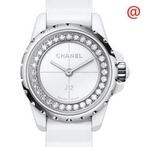 chanel j12 xs ladies small matte white watch h4664