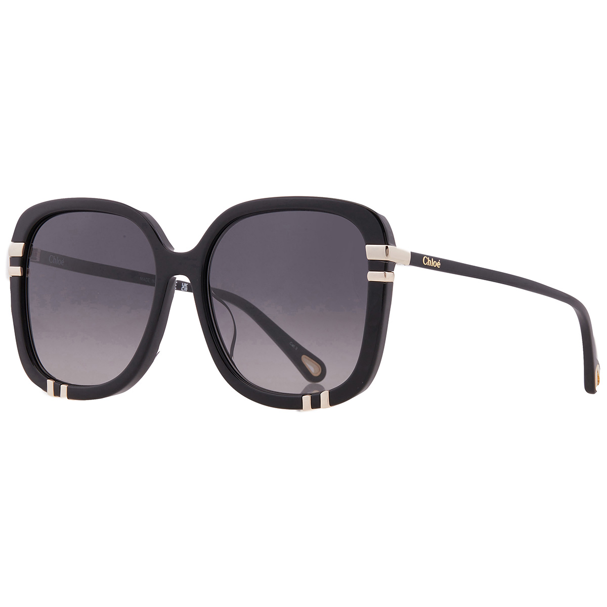 chloé chloe grey gradient square ladies sunglasses ch0106sa 005 59 chloé chloe grey gradient square ladies sunglasses ch0106sa 005 59