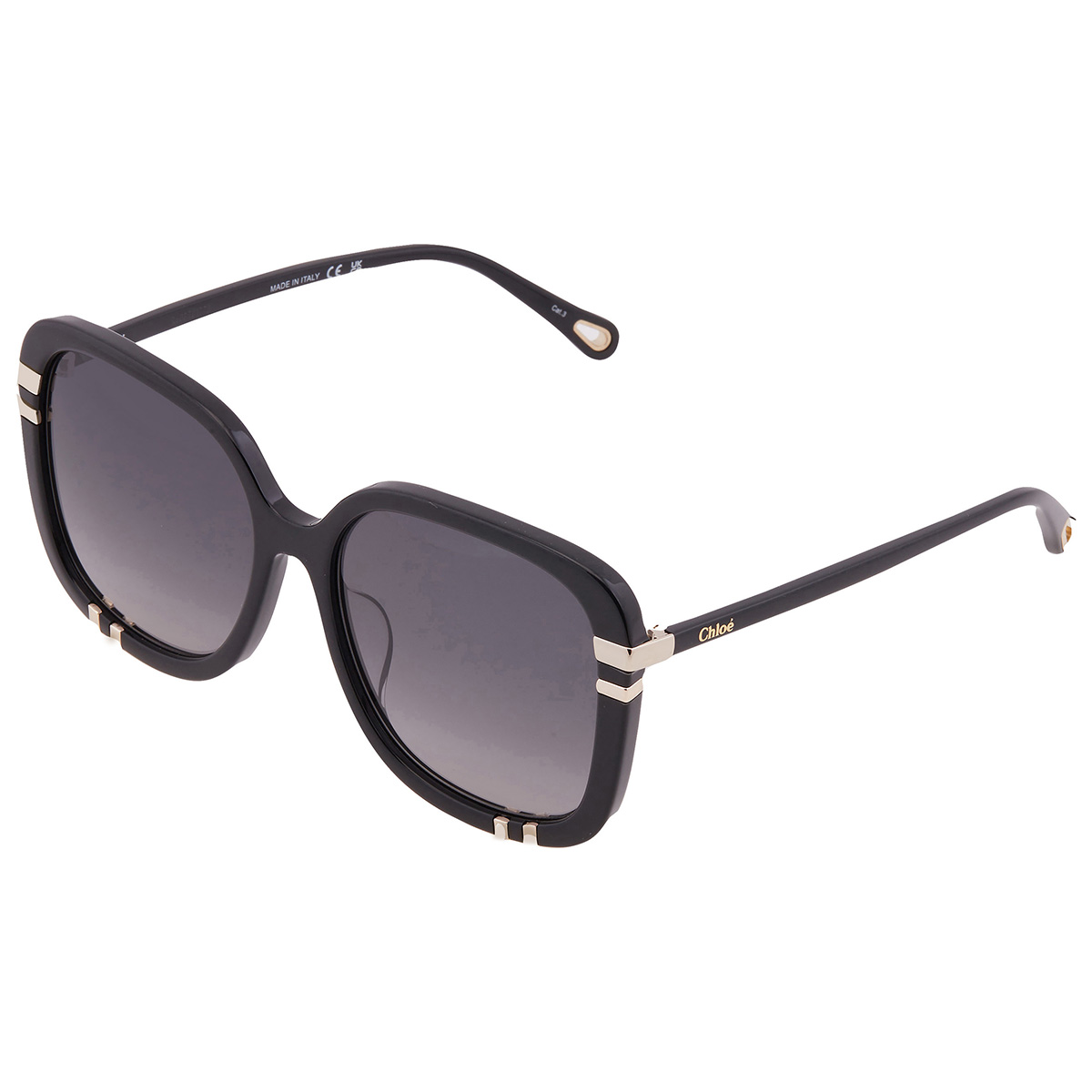 chloé chloe grey gradient square ladies sunglasses ch0106sa 005 59 chloé chloe grey gradient square ladies sunglasses ch0106sa 005 59