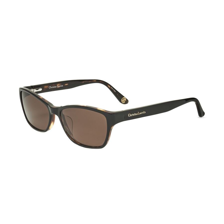 christian lacroix ladies black rectangular sunglasses cls1015 001 3 christian lacroix ladies black rectangular sunglasses cls1015 001 3
