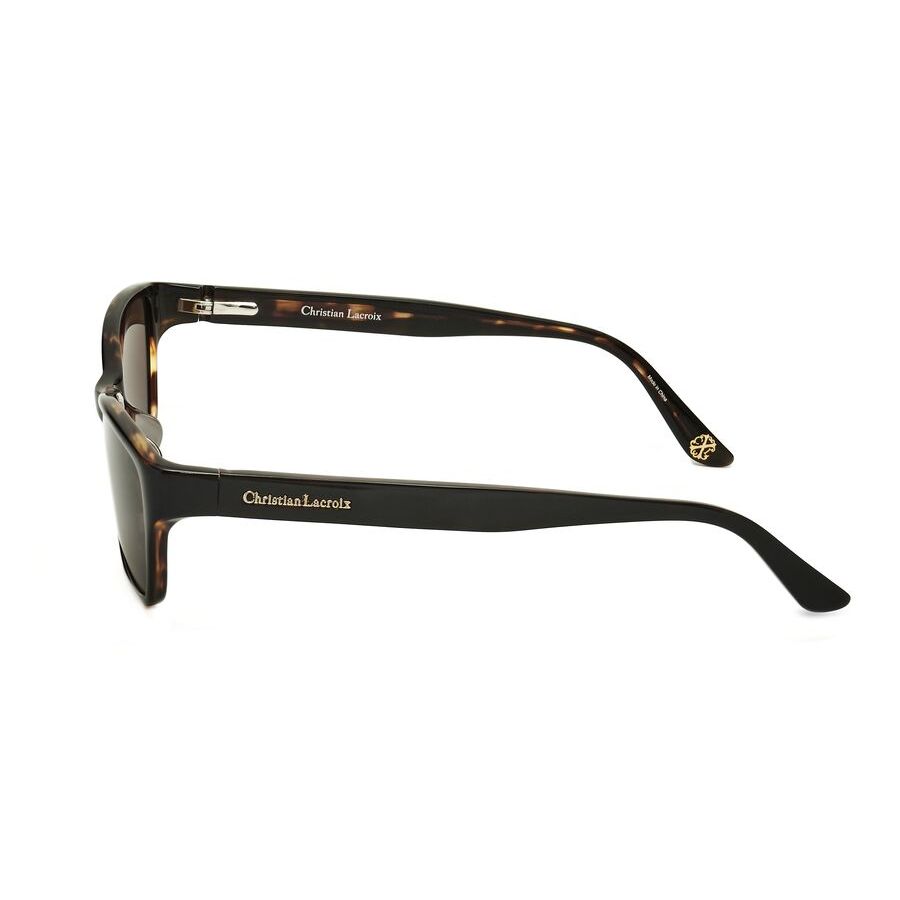 christian lacroix ladies black rectangular sunglasses cls1015 001 3 christian lacroix ladies black rectangular sunglasses cls1015 001 3