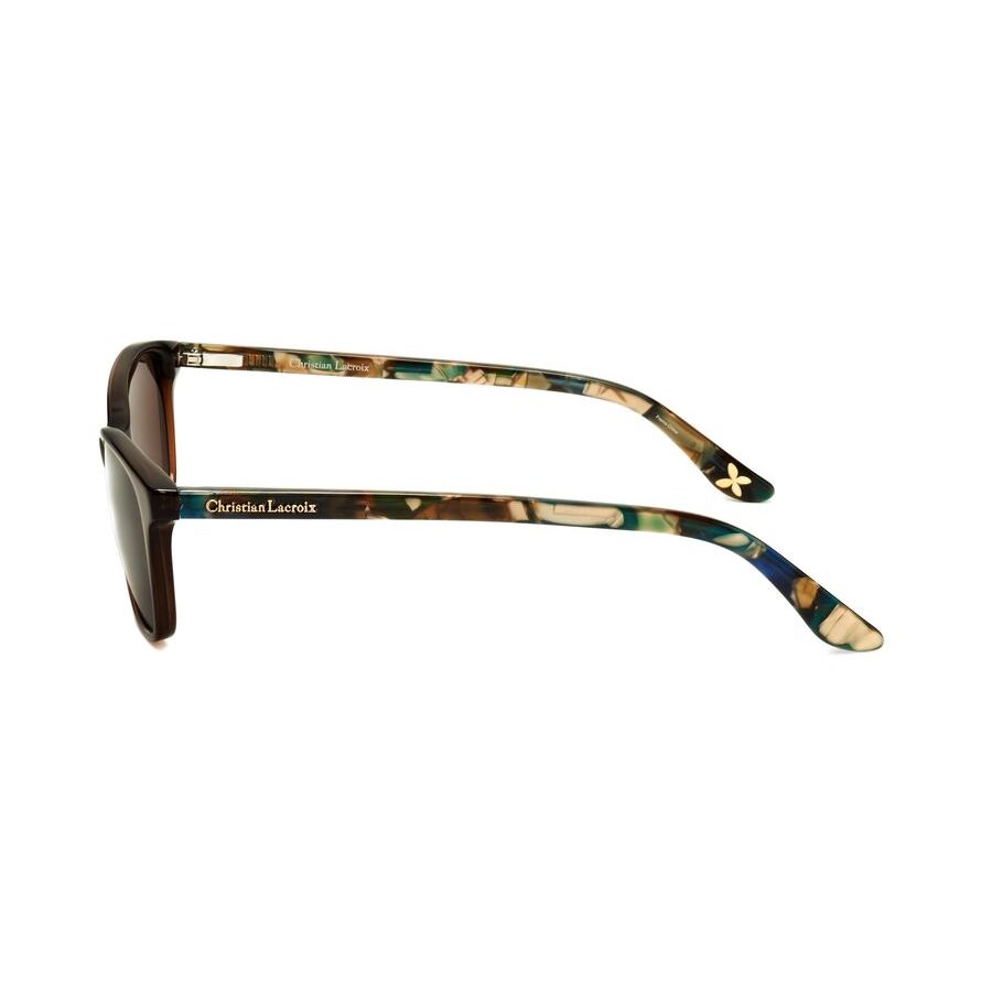 christian lacroix ladies brown rectangular sunglasses cls1044 011 2 christian lacroix ladies brown rectangular sunglasses cls1044 011 2