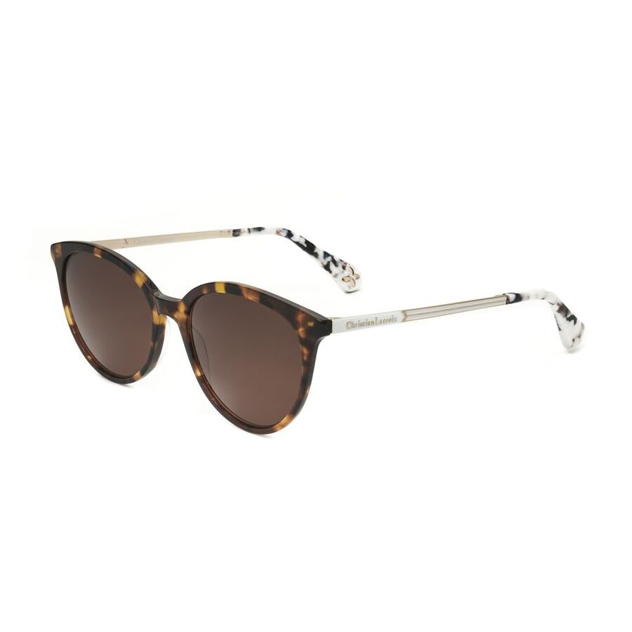 christian lacroix ladies brown round sunglasses cls1108 070 2 christian lacroix ladies brown round sunglasses cls1108 070 2