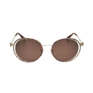 christian lacroix ladies brown round sunglasses cls3070 139 1