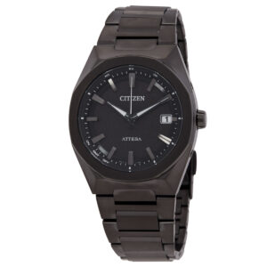Home citizen attesa eco drive black dial men's watch cb3045 61e