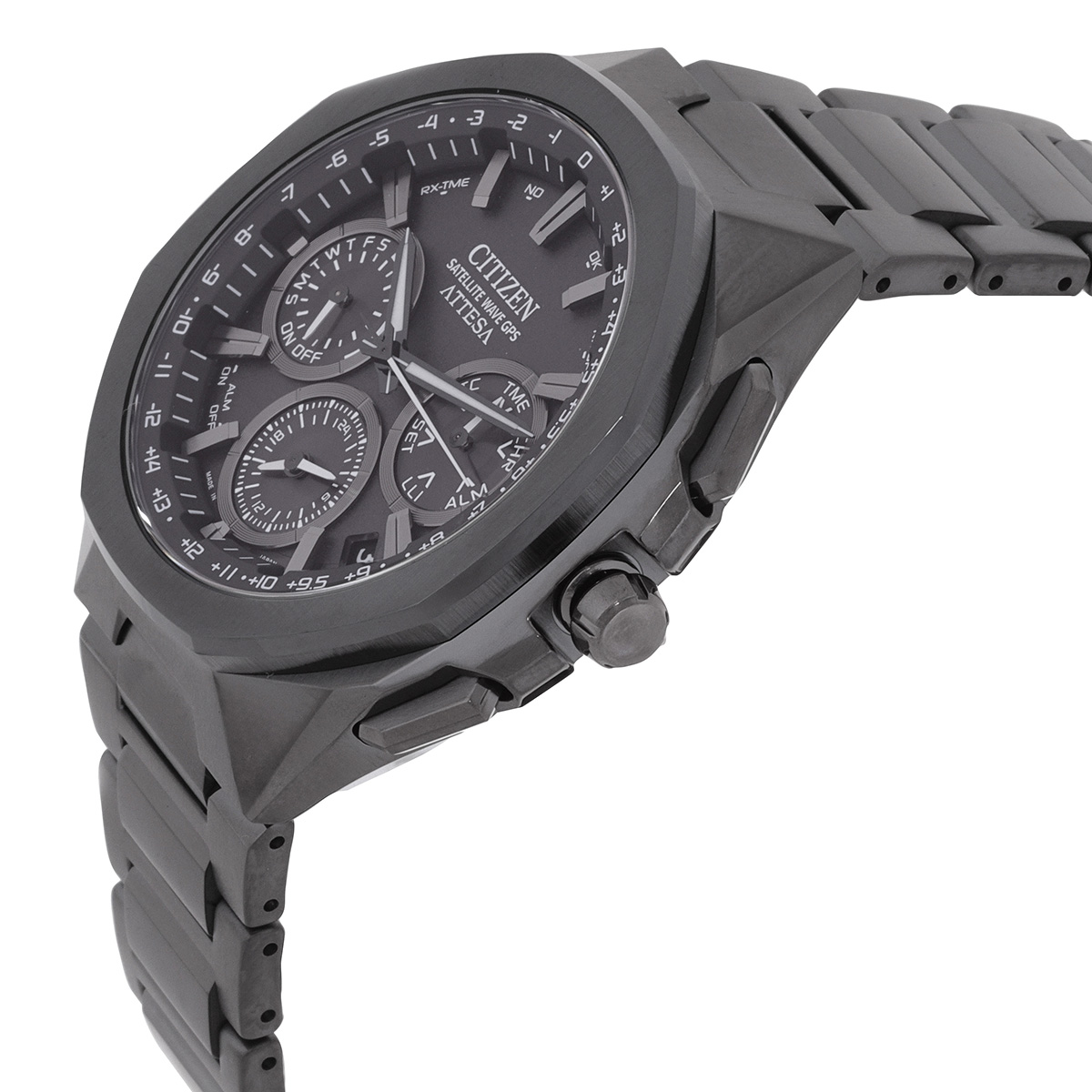 citizen attesa perpetual alarm world time black dial men's watch cc4105 69e citizen attesa perpetual alarm world time black dial men's watch cc4105 69e