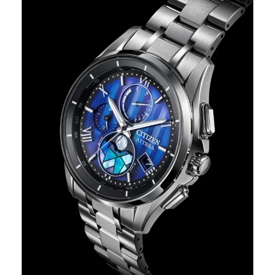 citizen attesa perpetual blue dial men's watch by1000 51l citizen attesa perpetual blue dial men's watch by1000 51l
