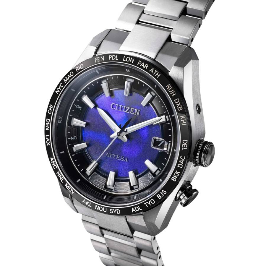 citizen attesa perpetual world time blue dial men's watch cb0288 65l citizen attesa perpetual world time blue dial men's watch cb0288 65l