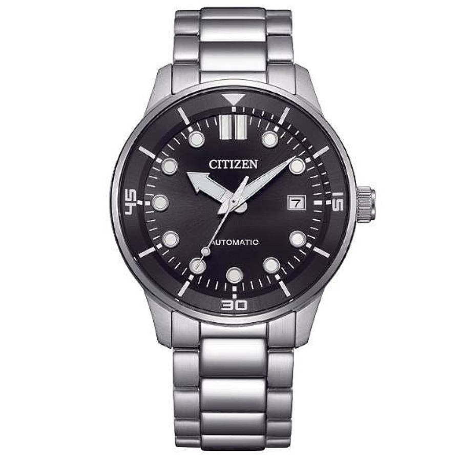 citizen automatic black dial men's watch nj0191 83e citizen automatic black dial men's watch nj0191 83e