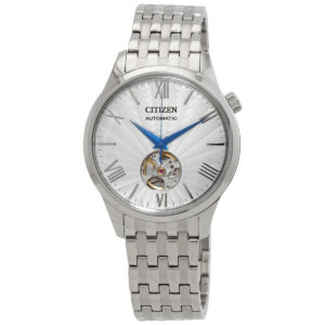citizen automatic silver dial men's watch nh9130 84a