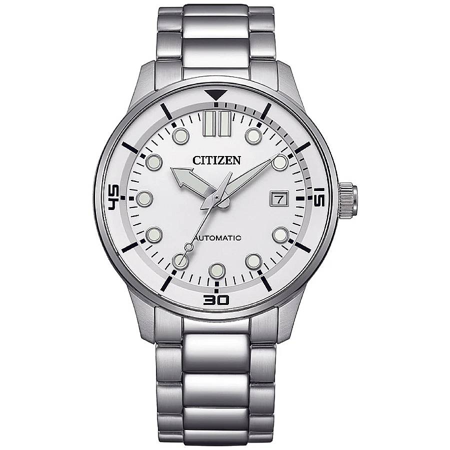 citizen automatic white dial men's watch nj0191 83a citizen automatic white dial men's watch nj0191 83a