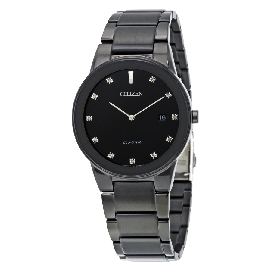 citizen axiom black dial men's watch au1065 58g citizen axiom black dial men's watch au1065 58g