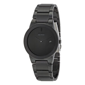 Витрина citizen axiom eco drive black dial black ion plated men's watch au1065 58e