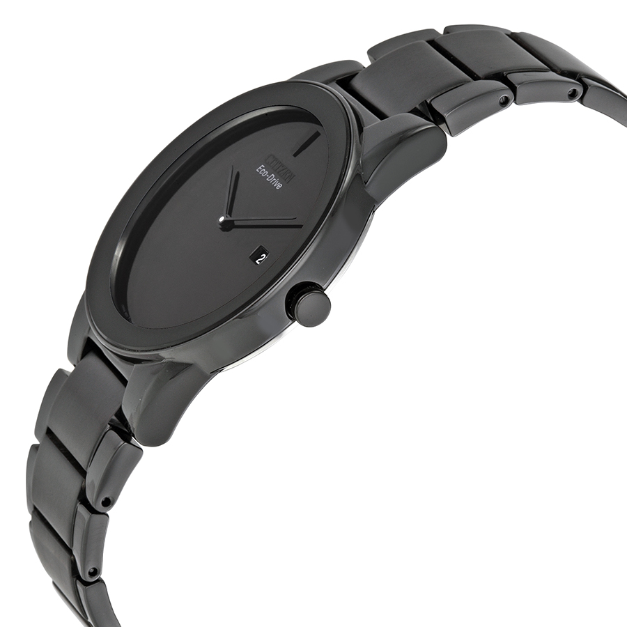 citizen axiom eco drive black dial black ion plated men's watch au1065 58e citizen axiom eco drive black dial black ion plated men's watch au1065 58e