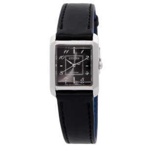 Home citizen bianca black dial ladies watch ew5600 01e
