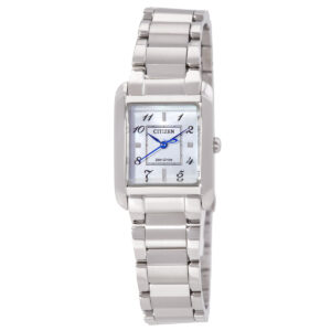 Home citizen bianca white dial ladies watch ew5600 52d