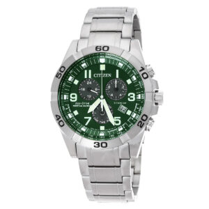 Витрина citizen brycen chronograph eco drive green dial men's watch bl5550 50x