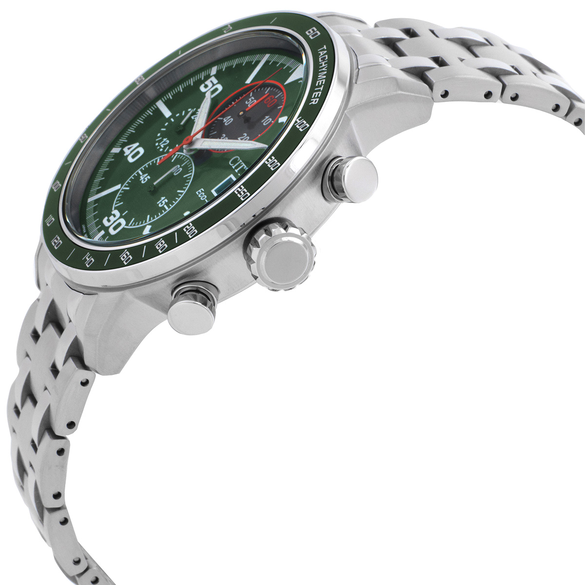 citizen brycen chronograph eco drive green dial men's watch ca0851 56x citizen brycen chronograph eco drive green dial men's watch ca0851 56x