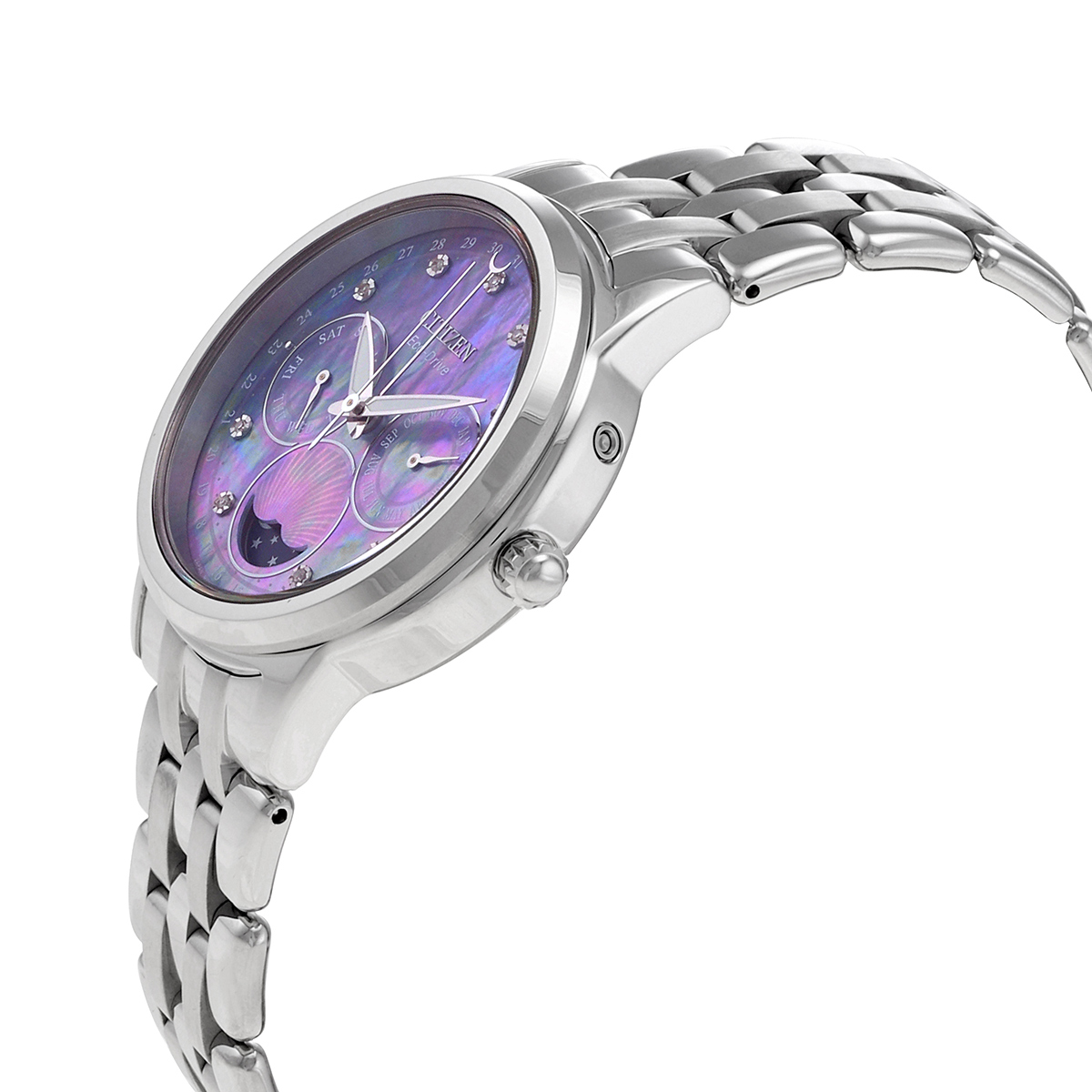 citizen calendrier eco drive chronograph diamond ladies watch fd0000 52n citizen calendrier eco drive chronograph diamond ladies watch fd0000 52n