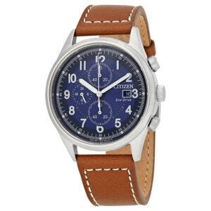 Home citizen chandler chronograph eco drive blue dial men's watch ca0621 05l