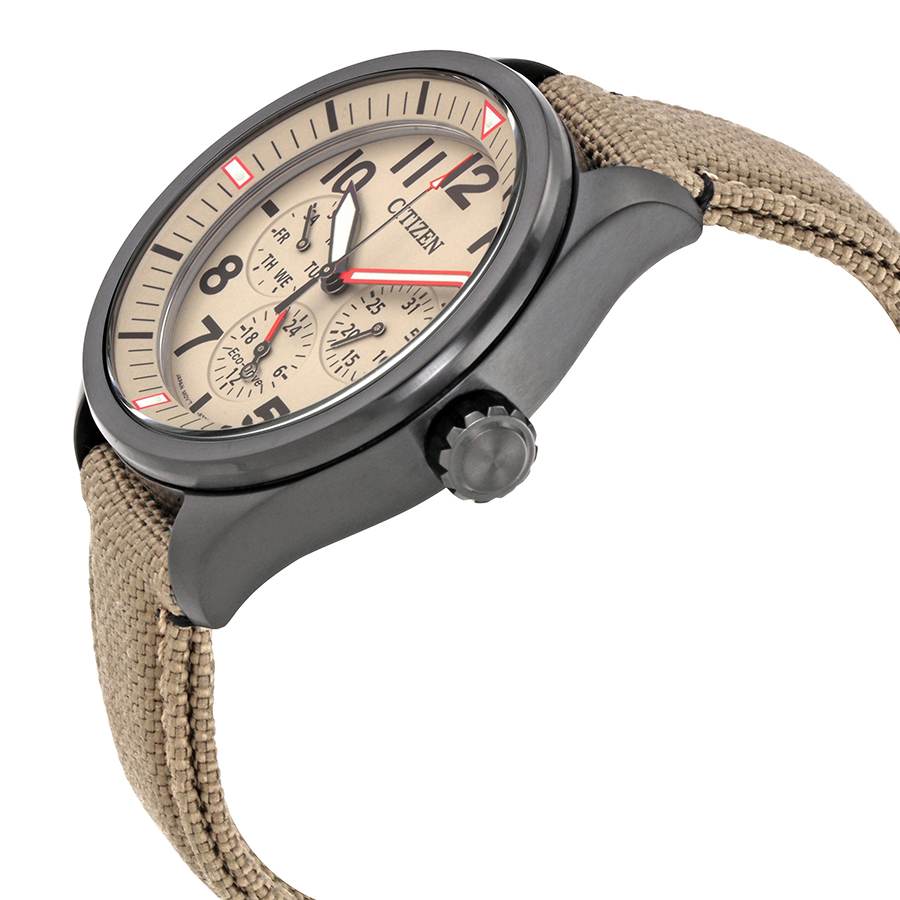 citizen chandler multi function beige dial men's watch bu2055 08x citizen chandler multi function beige dial men's watch bu2055 08x