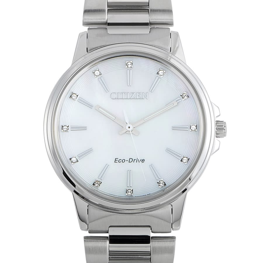 citizen chandler quartz mother of pearl dial ladies watch fe7030 57d citizen chandler quartz mother of pearl dial ladies watch fe7030 57d