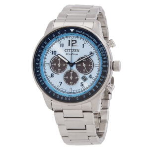 citizen chronograph blue dial men's watch ca4500 83m