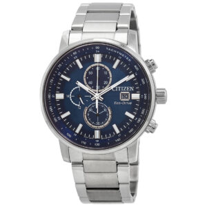 Витрина citizen chronograph eco drive blue dial men's watch ca0840 87l