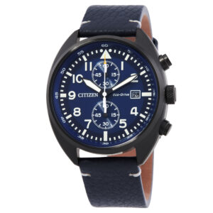 Витрина citizen chronograph eco drive blue dial men's watch ca7048 08l