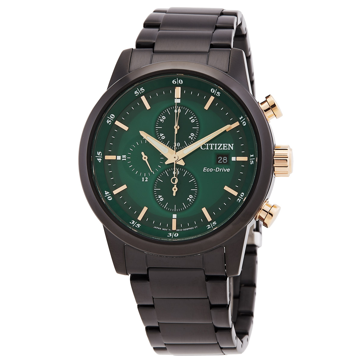 citizen chronograph eco drive green dial men's watch ca0746 85x citizen chronograph eco drive green dial men's watch ca0746 85x